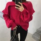 Capelet Sweater Red - One Size