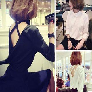 Backless Blouse