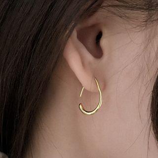 Irregular 925 Sterling Silver Drop Earring