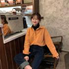 Collared Buttoned Long-sleeve Shirt