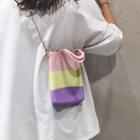 Three-color Chain Messenger Bag