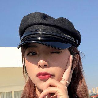 Patent Newsboy Cap