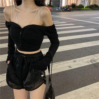 Beaded Camisole Top / Cardigan