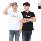 Plus Size Camp Printed T-shirt