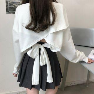 Bow-back Sweatshirt