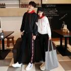 Couple Matching Applique Panel Hoodie