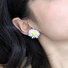 Alloy Daisy Earring Daisy - 1 Pair - One Size