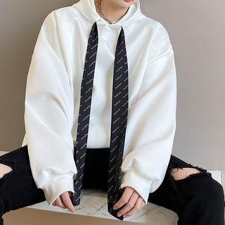 Neck Tie Hoodie