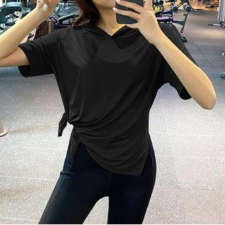 Short-sleeve Sports Hoodie