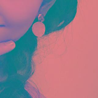 Faux Crystal Disc Drop Earring