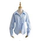 Irregular Open-collar Shirt