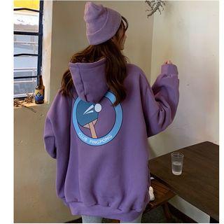 Table Tennis Print Hoodie