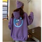 Table Tennis Print Hoodie