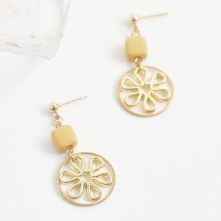 Alloy Lemon Dangle Earring