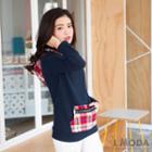 Plaid Hooded Pullover