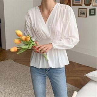 Tie-front Wrap-front Top
