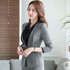 Single-button Blazer / Pencil-cut Skirt / Pants