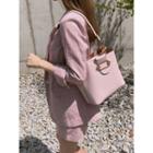 Loose-fit Linen Herringbone Blazer