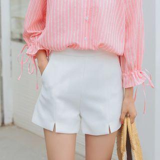 Slit Front Shorts