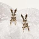 Rabbit Alloy Earring 1 Pair - Gold - One Size