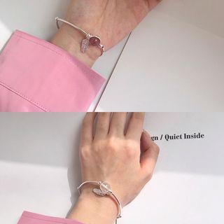 Bead & Feather Bracelet