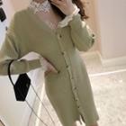 Lace Top / Long-sleeve Knit Dress