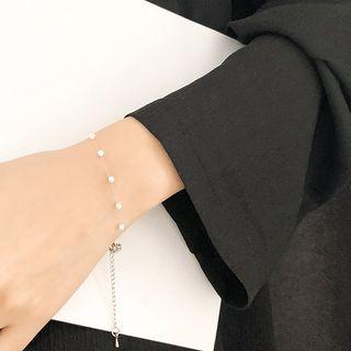 Faux Pearl Bracelet Multi Faux Pearl - White - One Size
