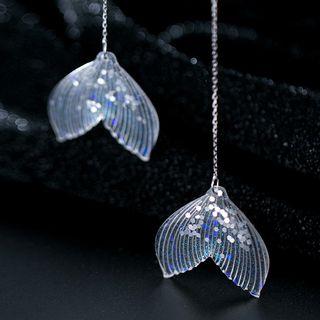 Mermaid Tail Earring 1 Pair - One Size