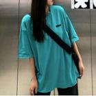 Short-sleeve Label T-shirt