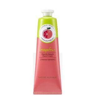 Nature Republic - Hand & Nature Hand Cream - 23 Types New Package - Grapefruit