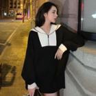 Two-tone Half-zip Hoodie