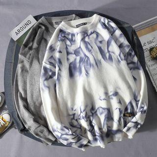 Couple Matching Paint Effect Sweater