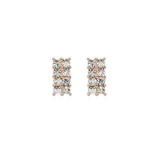 Rhinestone Pav  Ear Studs