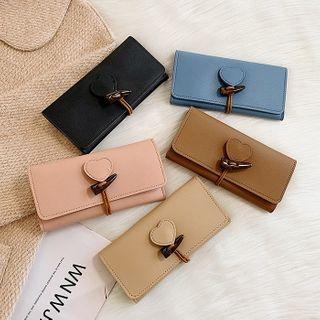 Buckled Flap Long Wallet