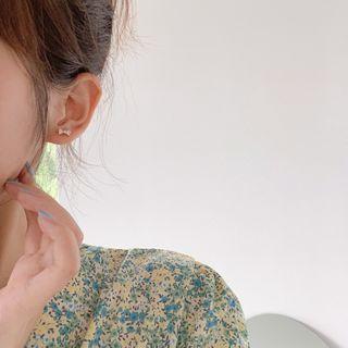 Set Of 5: Stud Earring 1 Set Of 5 - 925silver Earring - One Size