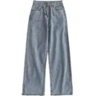 High-waist Split Jeans