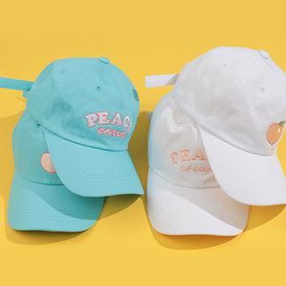 Peach Cream Cotton Baseball Cap