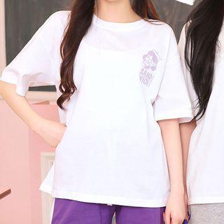 Sandwich Printed Loose-fit T-shirt