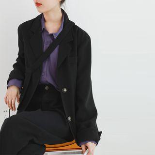 Set: Single Breasted Blazer + Crossbody Bag