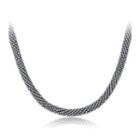 Fashion Elegant Geometric Bead Necklace Silver - One Size