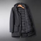 Set: Padded Coat + Hooded Zip Jacket