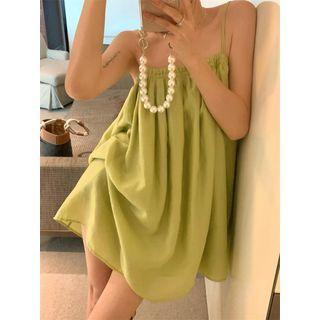 Spaghetti-strap Mini A-line Dress (various Designs)