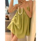 Spaghetti-strap Mini A-line Dress (various Designs)