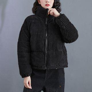 Corduroy Cropped Coat