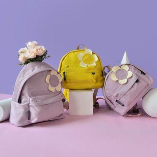 Flower-detailed Lightweight Backpack