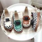 Checkered Wedge Pumps