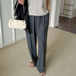 Plus Size Wide Dress Pants