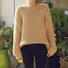 Loose Fit Chunky Knit Sweater