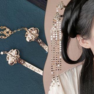 Vintage Alloy Fringed Hair Stick (various Designs) / Set