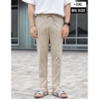 Drawcord Tapered Linen Pants